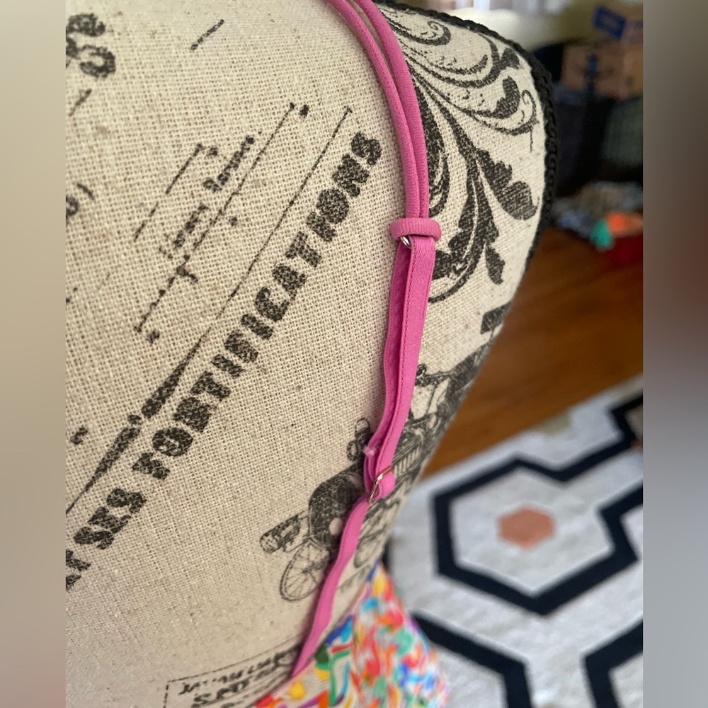 Savage X Fenty Tagged by Savage Lace Slip Multicolor Print - Picture 7 of 8